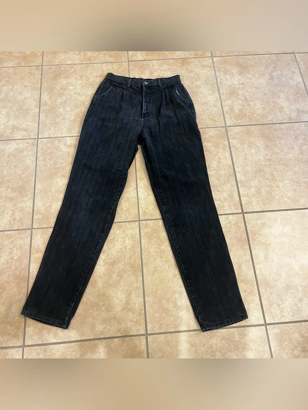 Vintage Rockies Rocky Mountain Jeans Western Womens Sz 15/16 30x36” Black Denim